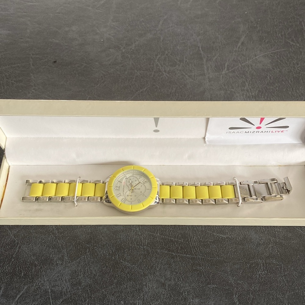 Isaac Mizrahi Live! SoHo soft touch link watch - Picture 5 of 7